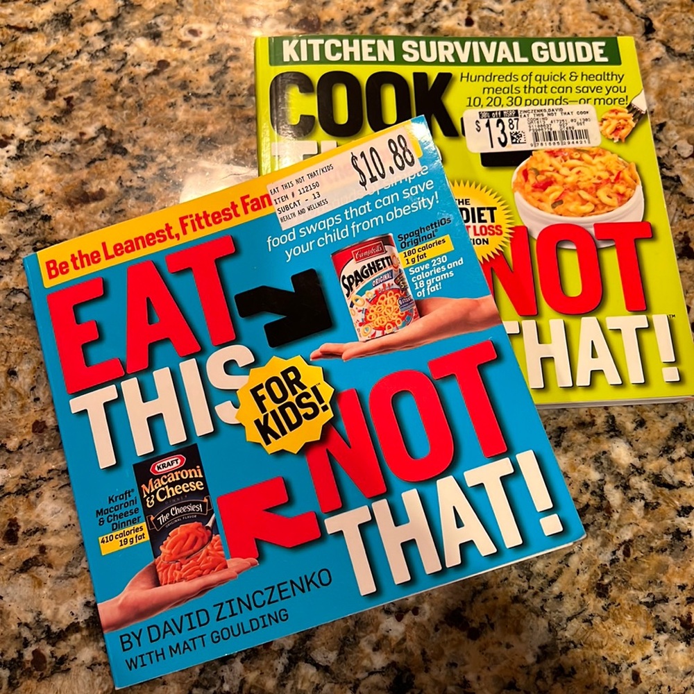 Eat This, Not That! For Kids - Blue and Yellow Cover